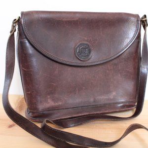 GORGEOUS worn leather Kosta's Crossbody bag